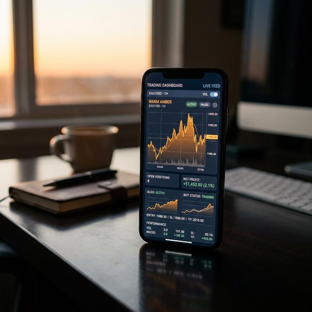 Limpede Socotinta AI crypto trading platform interface on smartphone